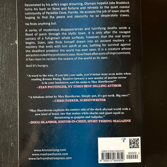 Kronos Rising: After 65 million years, the - Paperback, by Hawthorne Max - Good - Picture 2 of 10